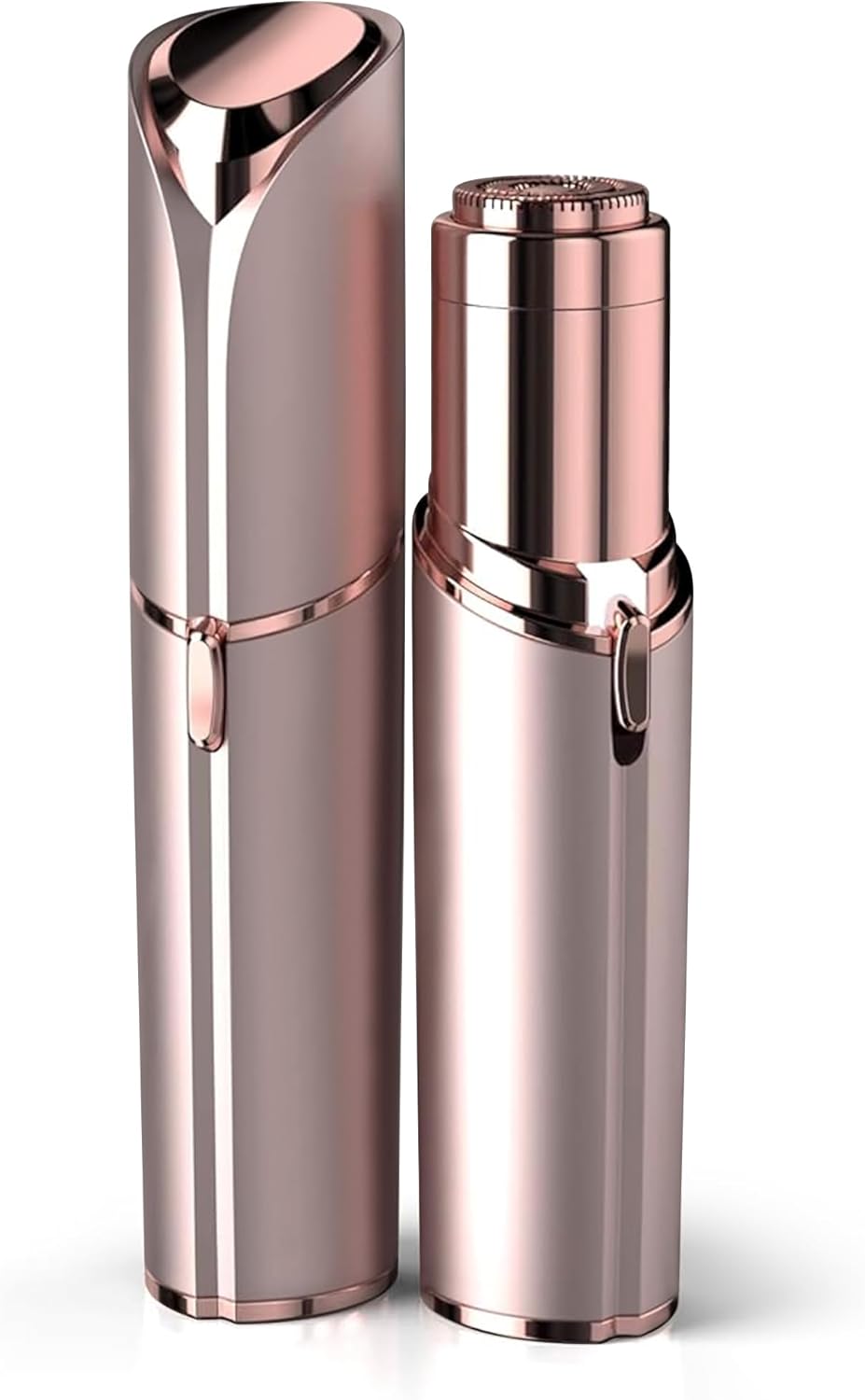 Facial Hair Remover for Women - Painless Electric Face Shaver with Light | Rose Gold Design