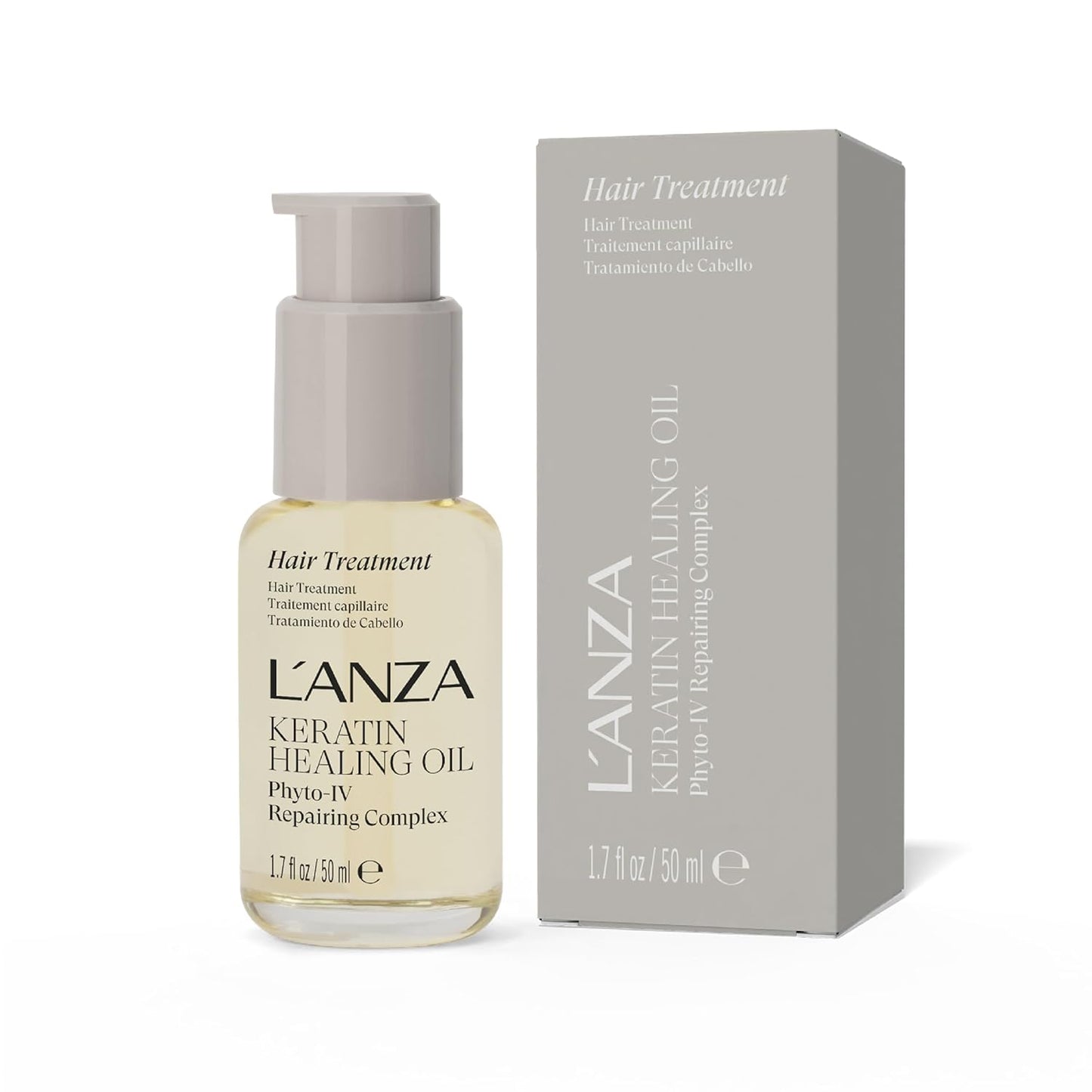 L'ANZA Keratin Healing Oil - Nourishing Hair Treatment for Smooth, Shiny Locks | 4.2 oz