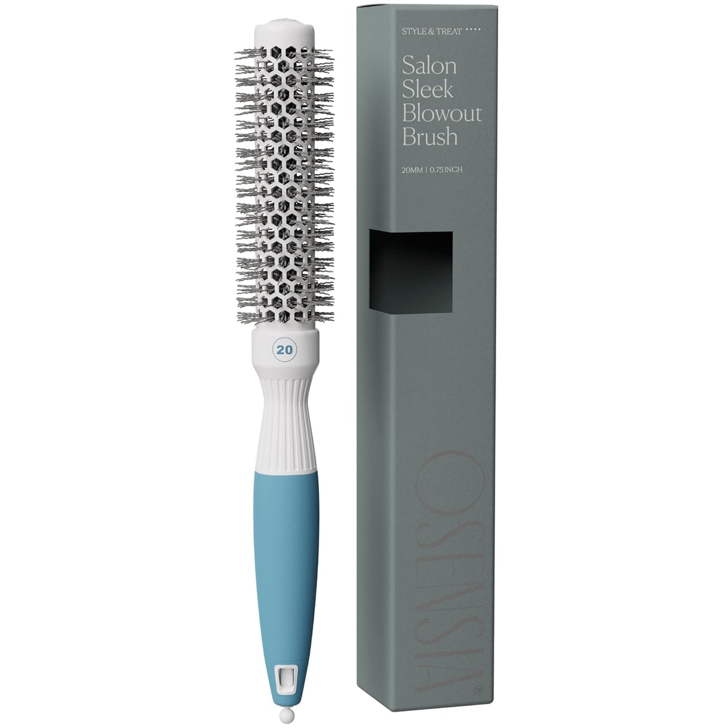 Medium Round Hair Brush - Ceramic Brushing Tool for Salon-Quality Styles | 43 mm, Ideal for All Hair Types
