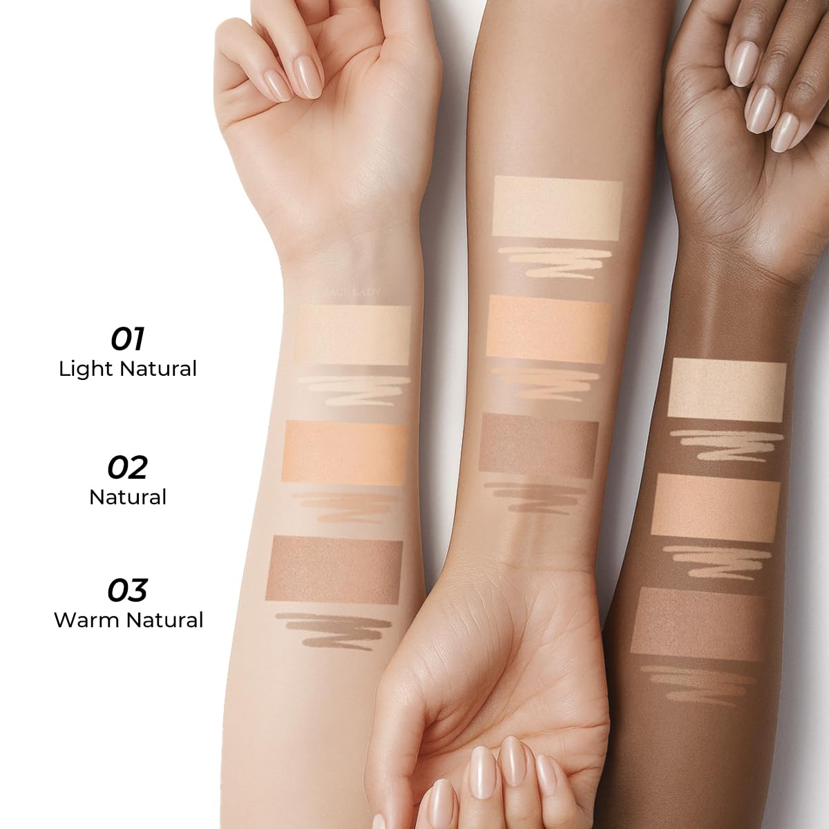 Full Coverage Concealer Pen - Dual-End Waterproof Stick for Dark Circles & Blackheads | Lightweight & Sweatproof - #01 Light Natural