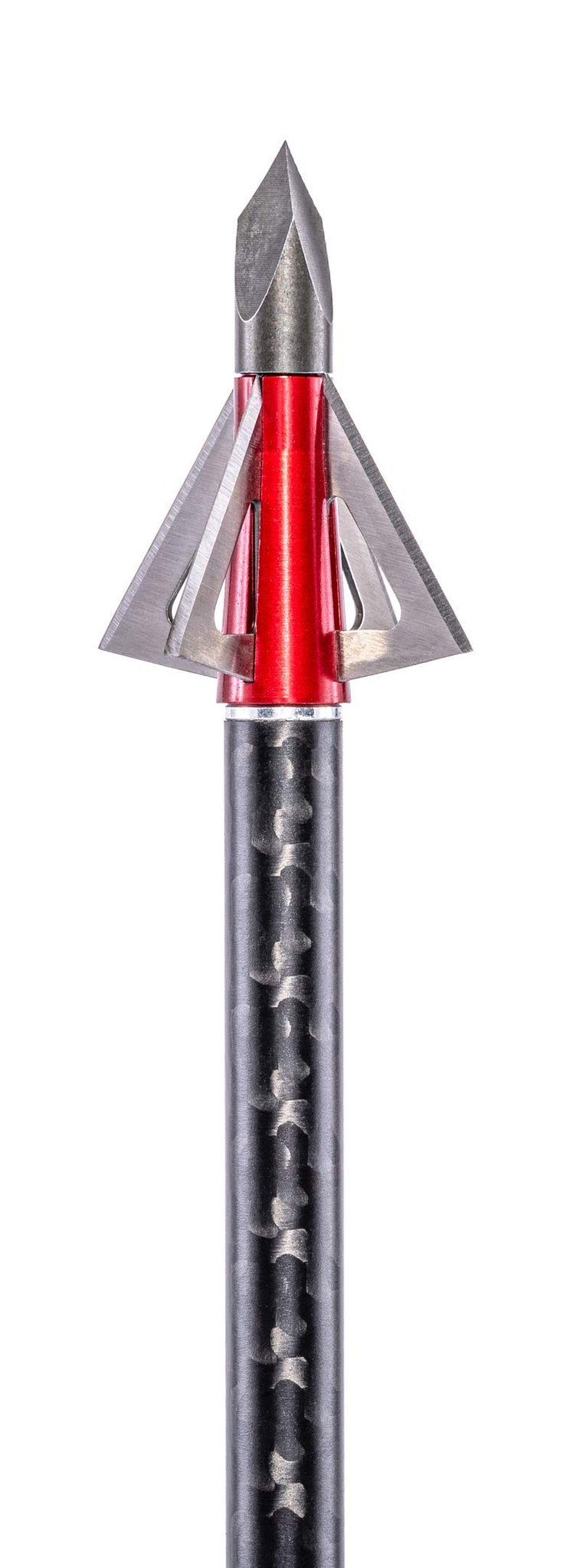 Muzzy 209-MX4, Bowhunting 100 Grain, .025" 4 Blade Broadhead, 1-1/8" Cutting Diameter, 3 Pack,red