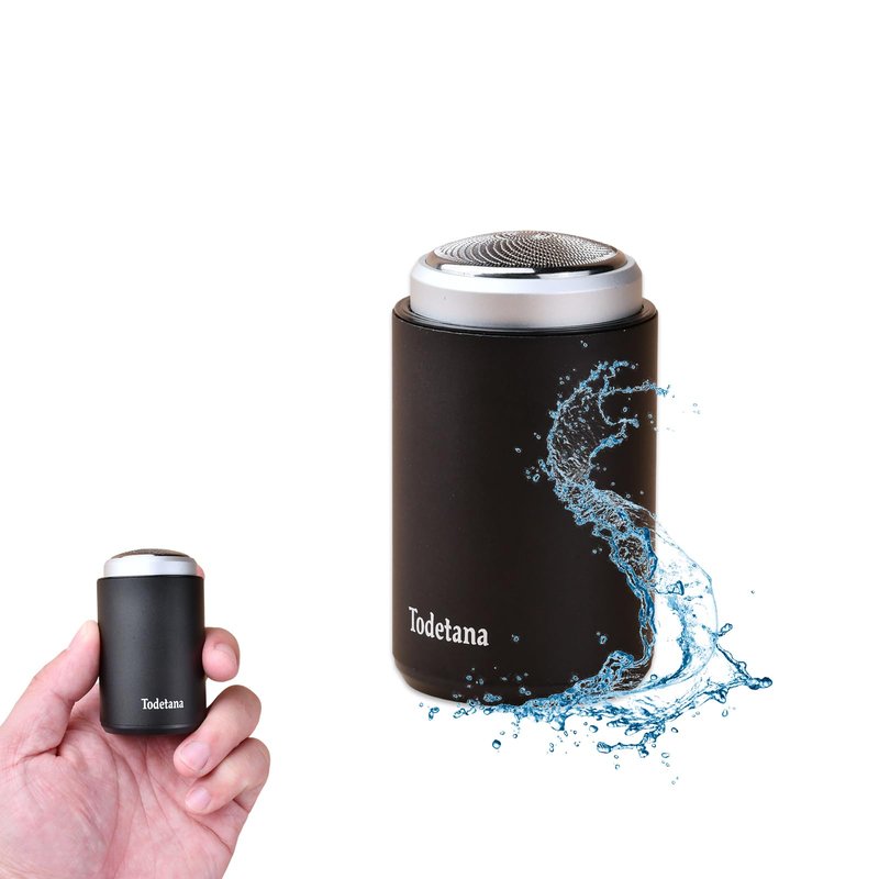 Todetana Mini Electric Shaver for Men, Small Face Shaver, Pocket Size Cordless Razor, Foil Shaver Body Hair Groomers, Wet & Dry Use, USB Rechargeable Compact Beard Trimmer for Travel, Car & Home