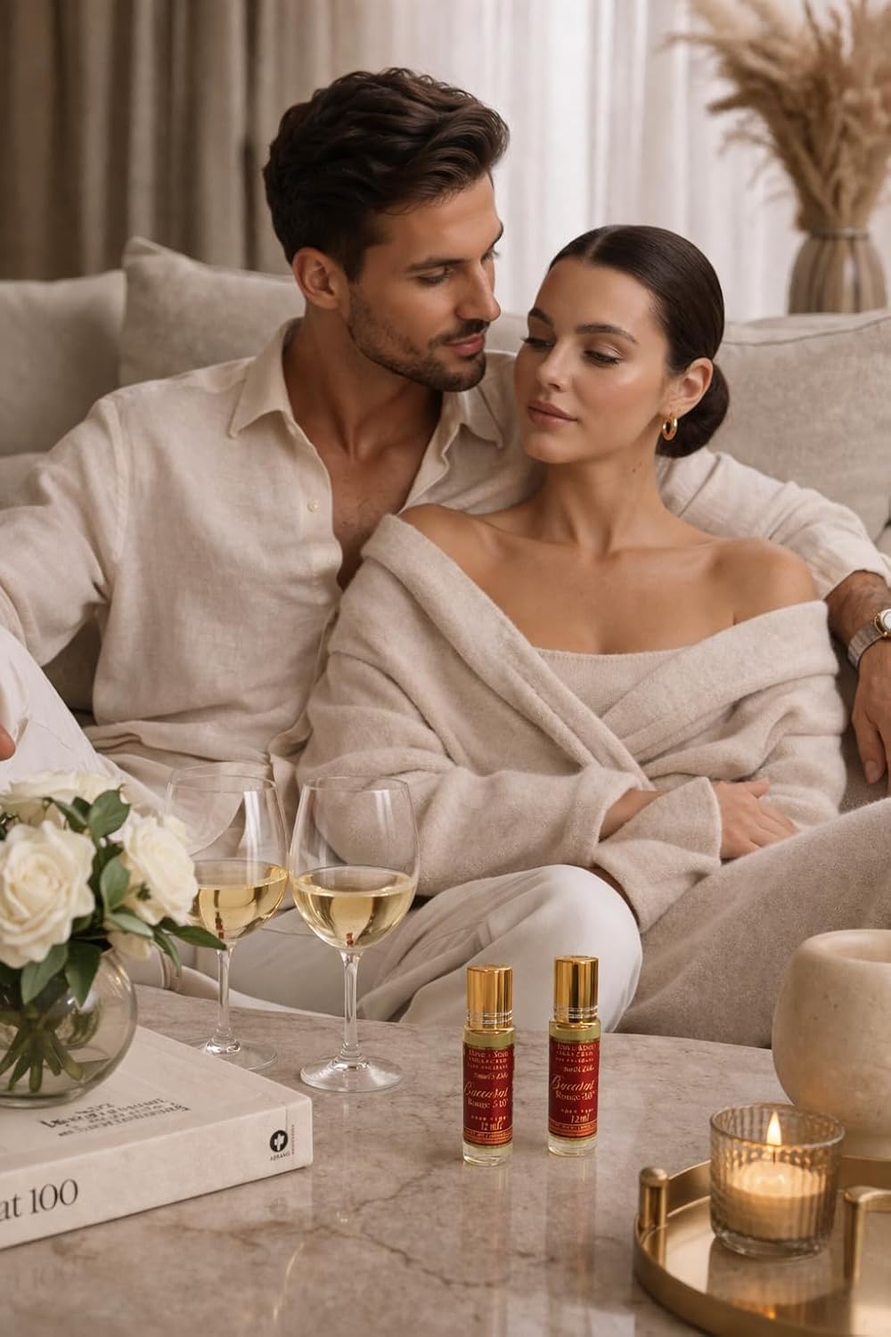 Baccarat Oil Perfume - Long-Lasting Fragrance | 12ml Pack of 2 Bottles