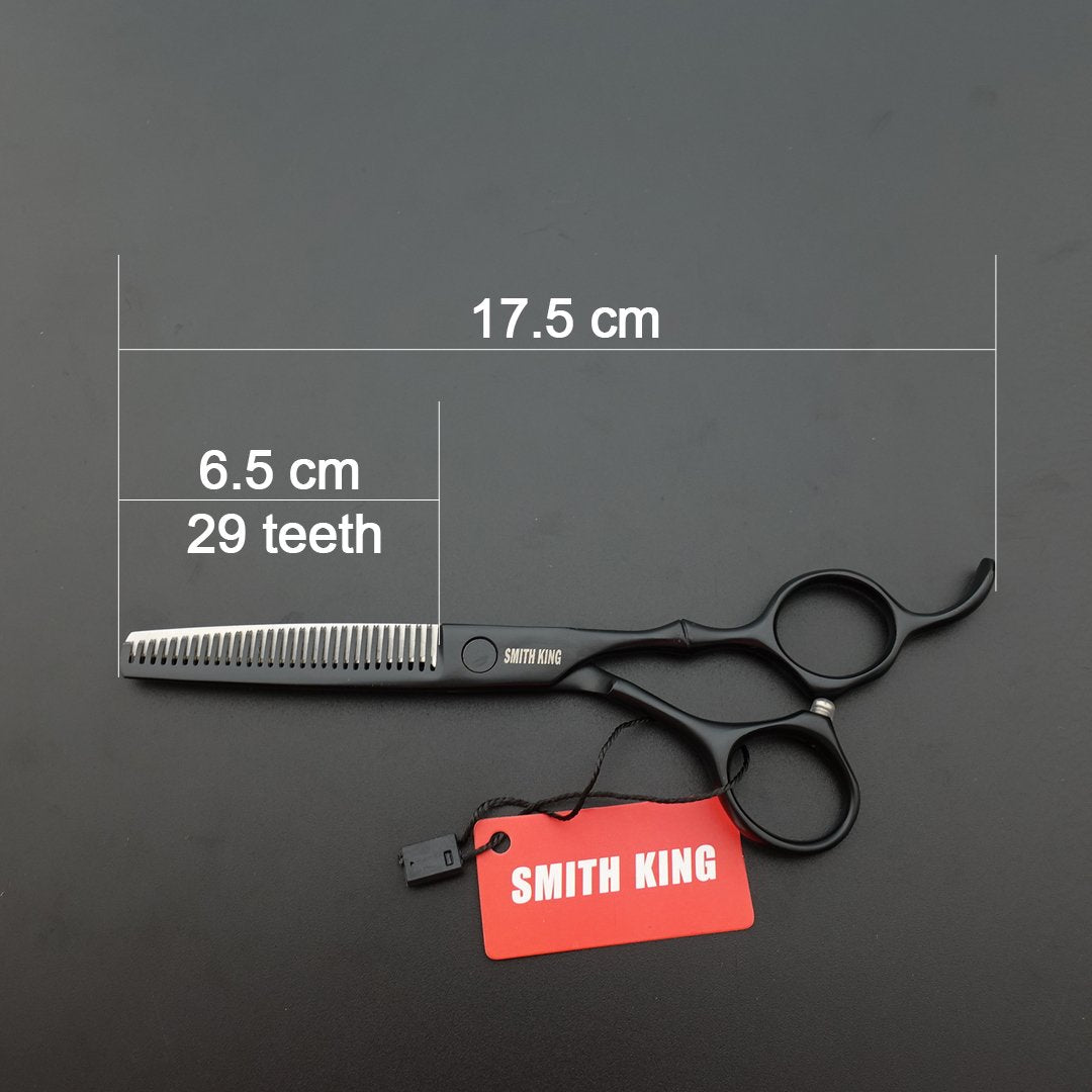 Professional Hair Cutting & Thinning Scissors Set - 6.0 Inches | Black Razor Edge