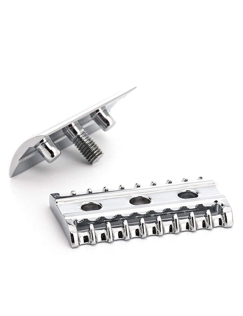 MÜHLE TRADITIONAL R41 Double Edge Safety Razor (Open Comb) For Men - Perfect for Every Day Use, Barbershop Quality Close Smooth Shave