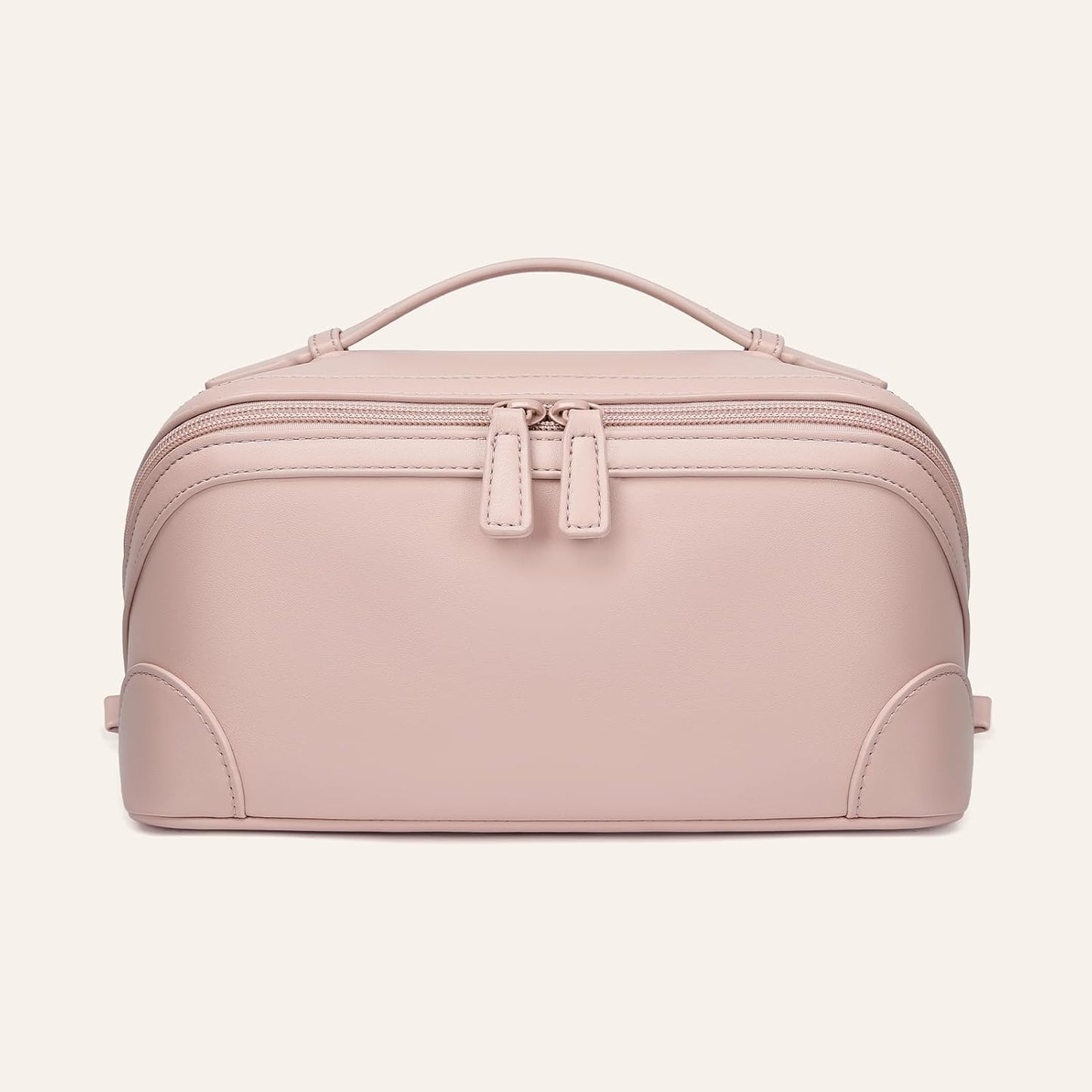 Travel Makeup Bag for Women - Large Capacity Waterproof PU Leather | Portable Toiletry Organizer for Business & Daily Use