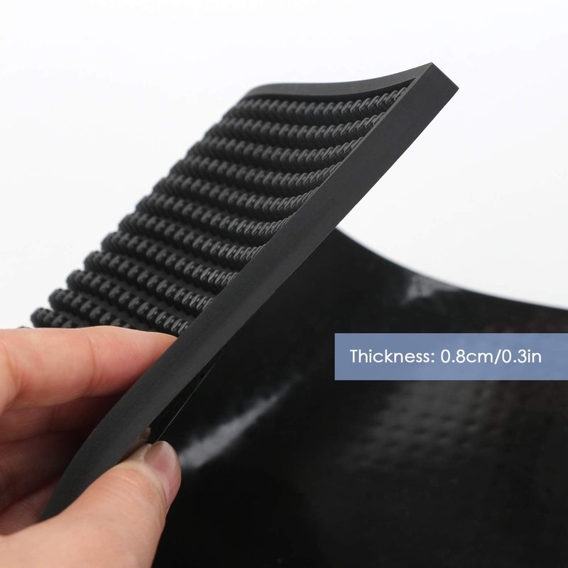 Barber Mat for Clippers, Segbeauty 11.8 x17.5 inches Anti-Slip Flexible Rubber Barber Mat for Stations Scissors Salon Tools Countertop Protection Mat for Bar Service Sink Mat Beauty Salon Station Pad