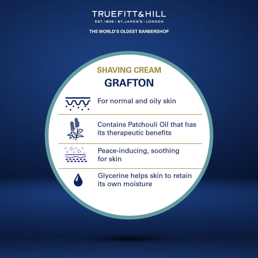 Truefitt & Hill Grafton Shave Cream Tube 75gm