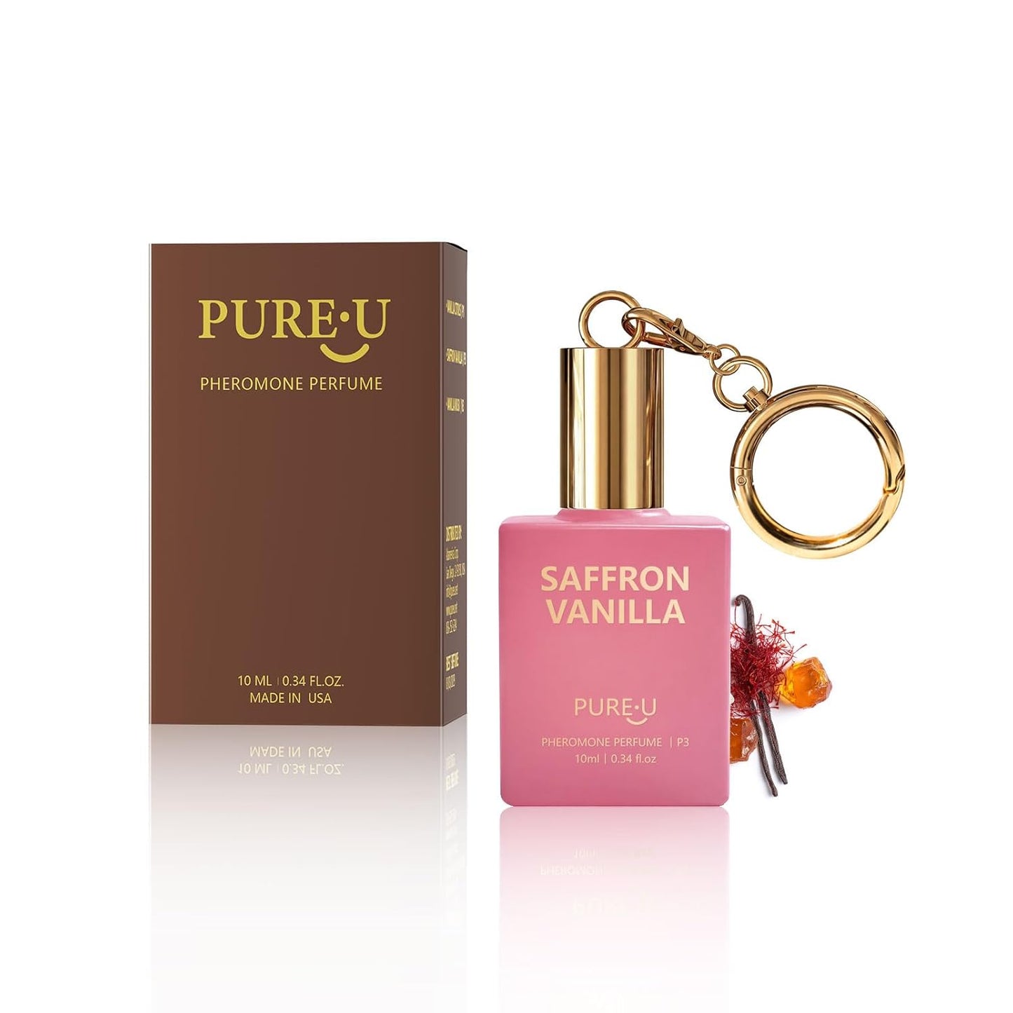 Vanilla Musk Roll-On Perfume for Women | Long-Lasting Essential Oil Fragrance, 0.34 Fl Oz (10ml)