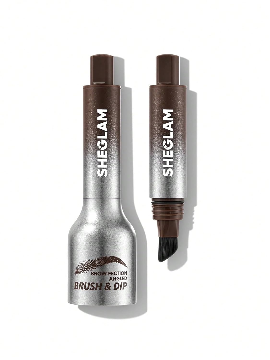 Microblading Eyebrow Pen & Angled Brush Set - Long-Lasting Waterproof Color | Ash