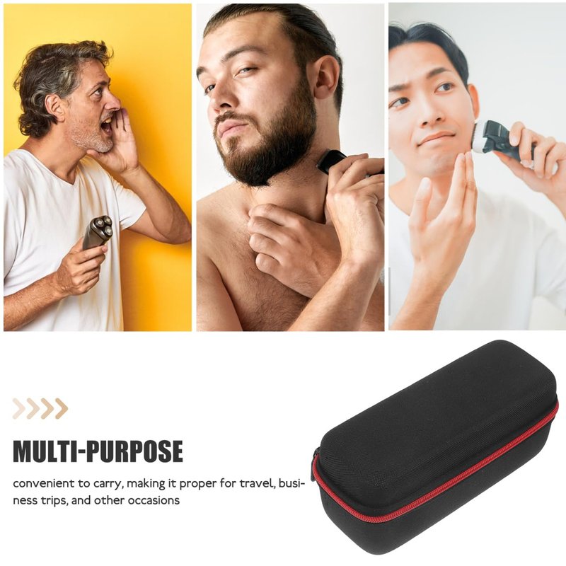 NOLITOY Portable Razor Protective Cover Travel Case with Eva and Oxford Cloth Compact Razor Storage Bag for Shaving Accessories and Men S Electric Shavers