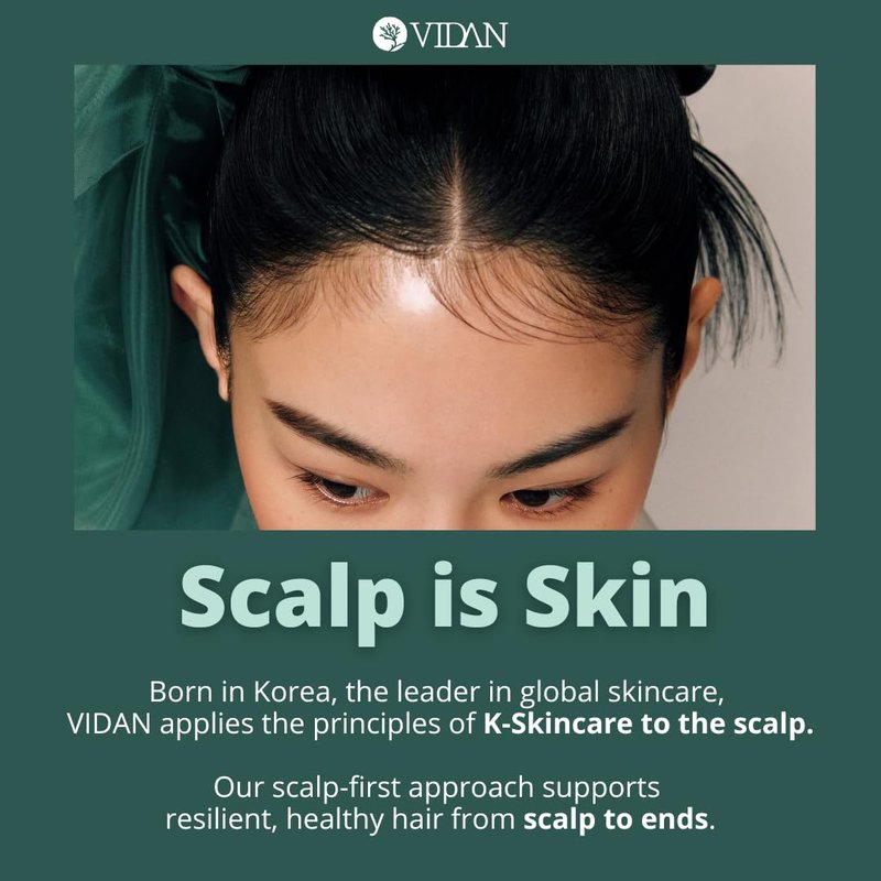 VIDAN RE:ROOT PDRN Scalp Balancing Shampoo, Korean Volumizing Shampoo & Repair for Thinning Hair, Cooling Menthol for Sensitive Scalp (10.14 Fl Oz)