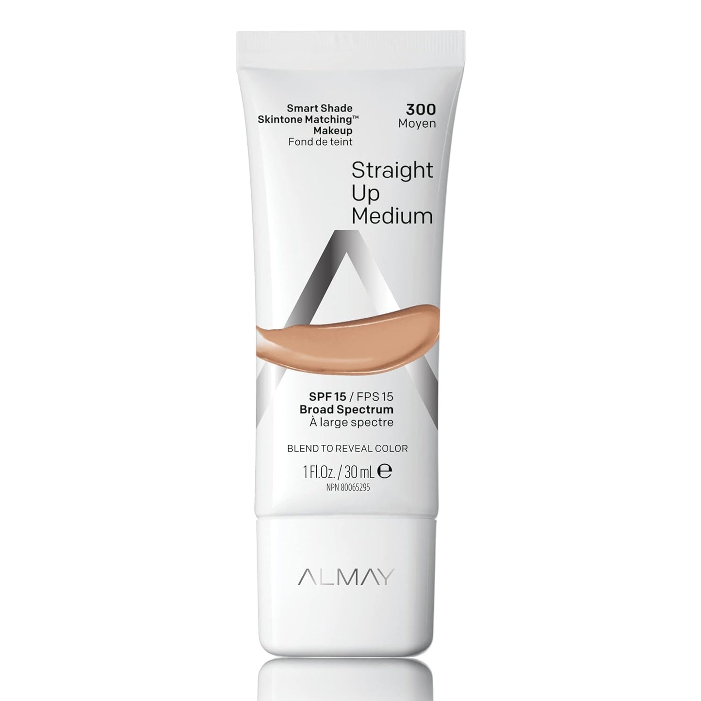 Almay Skintone Matching Foundation - Smart Shade Makeup with SPF 15 | Hypoallergenic, Oil-Free, 1 fl oz