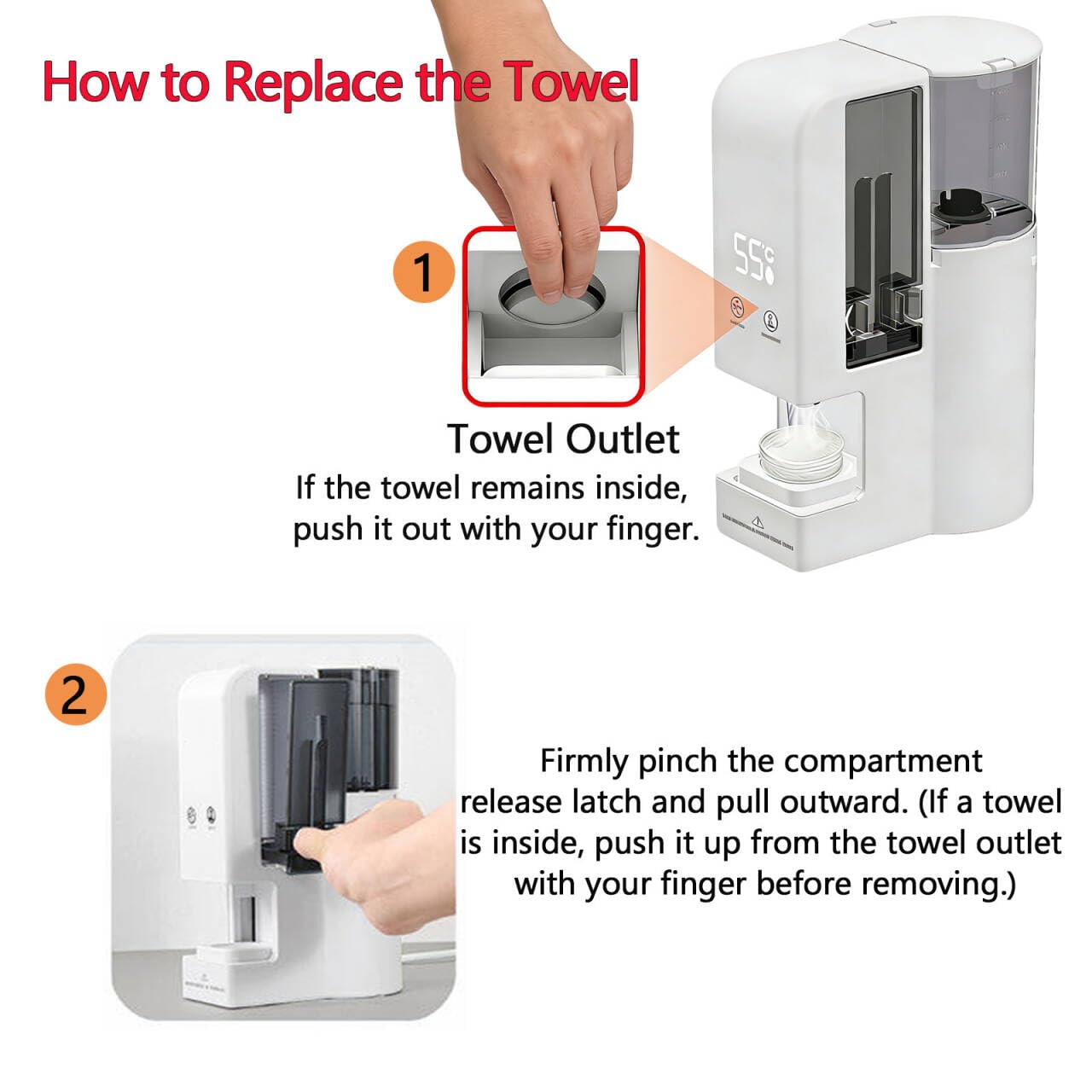 Towel Heater - Hot Towel Warmer Dispenser for Spa & Home Use | Includes 100 Towels