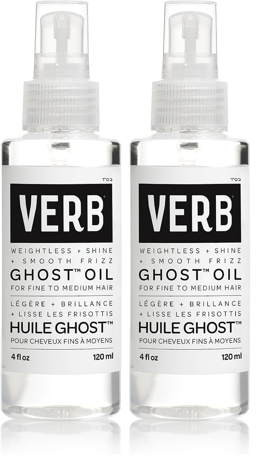 Ghost Oil - Weightless Hair Oil for Fine to Medium Hair - Smooth Frizz & Add Shine | Paraben-Free, Gluten-Free