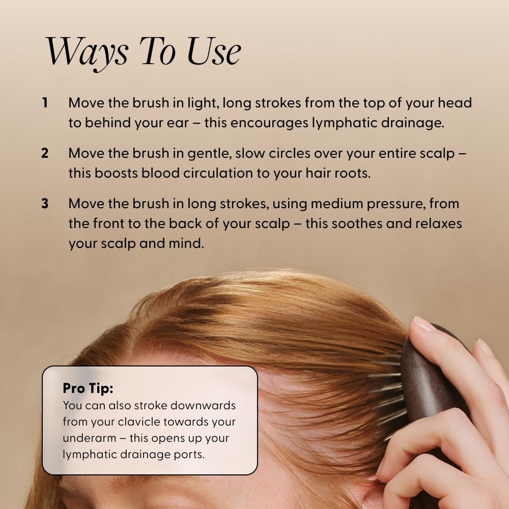 Arey Hair Serum & Scalp Brush Set - Targeted Scalp Care for Volume, Pigment & Health | Vegan & Oil-Free