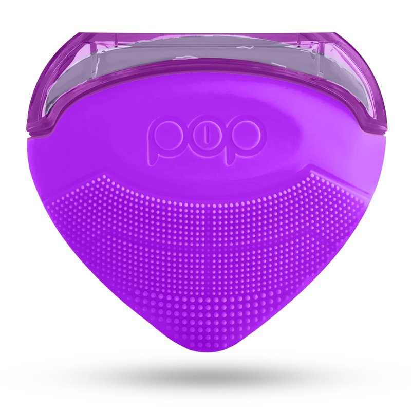 Pop Sonic Strawberry 3 in 1 Skin Exfoliating Cleanser Clean Massage Exfoliate (Purple)