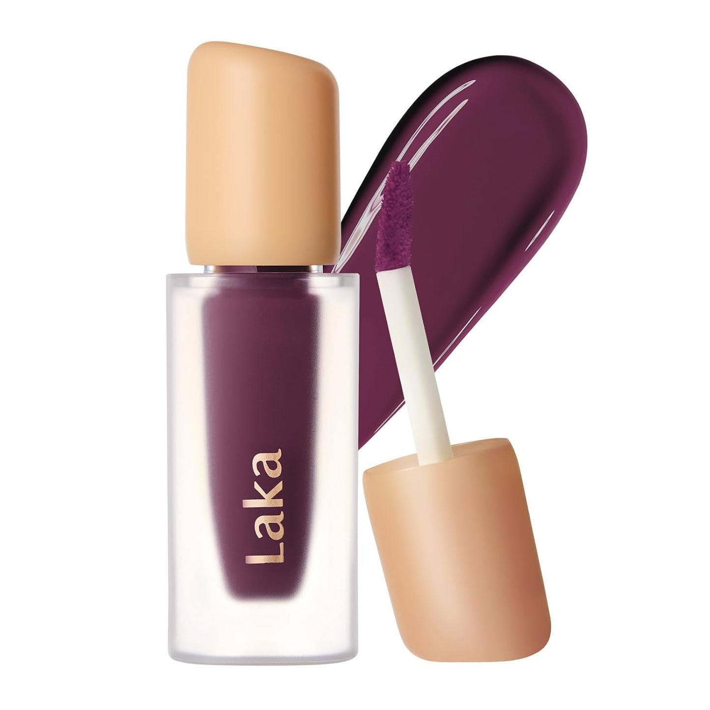 Fruity Glam Tint Lip Stain - Hydrating, Lightweight, Buildable Color | K-Beauty #101 Joyful, 4.5g/0.15oz
