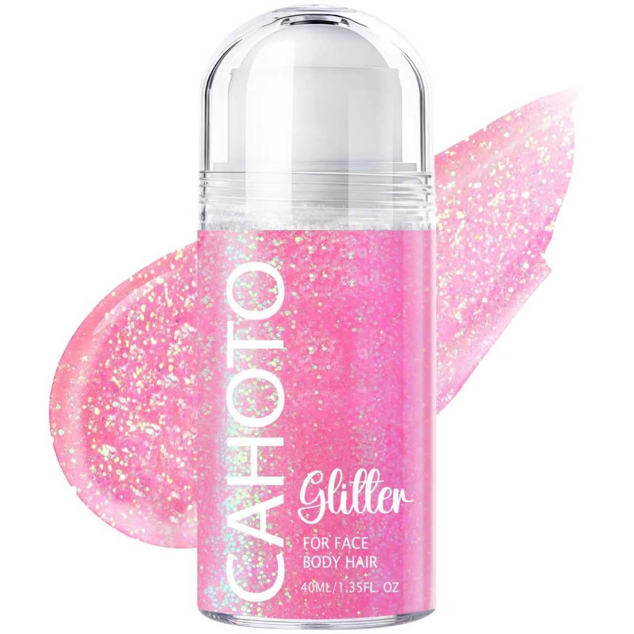 CAHOTO Flamingo Roll-on Glitter for Face Body & Hair