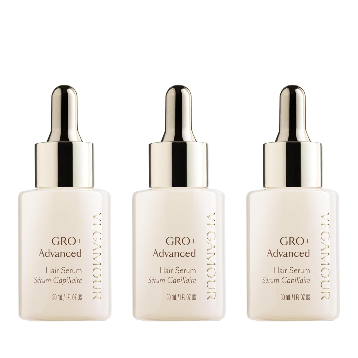 VEGAMOUR GRO+ Hair Serum - Boost Hair Density & Reduce Shedding | Vegan, Fragrance-Free, For Thinning Hair