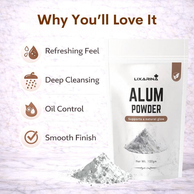 Alum | Alum Powder | Aluminum Powder | For Men & Women | (Pack 1)