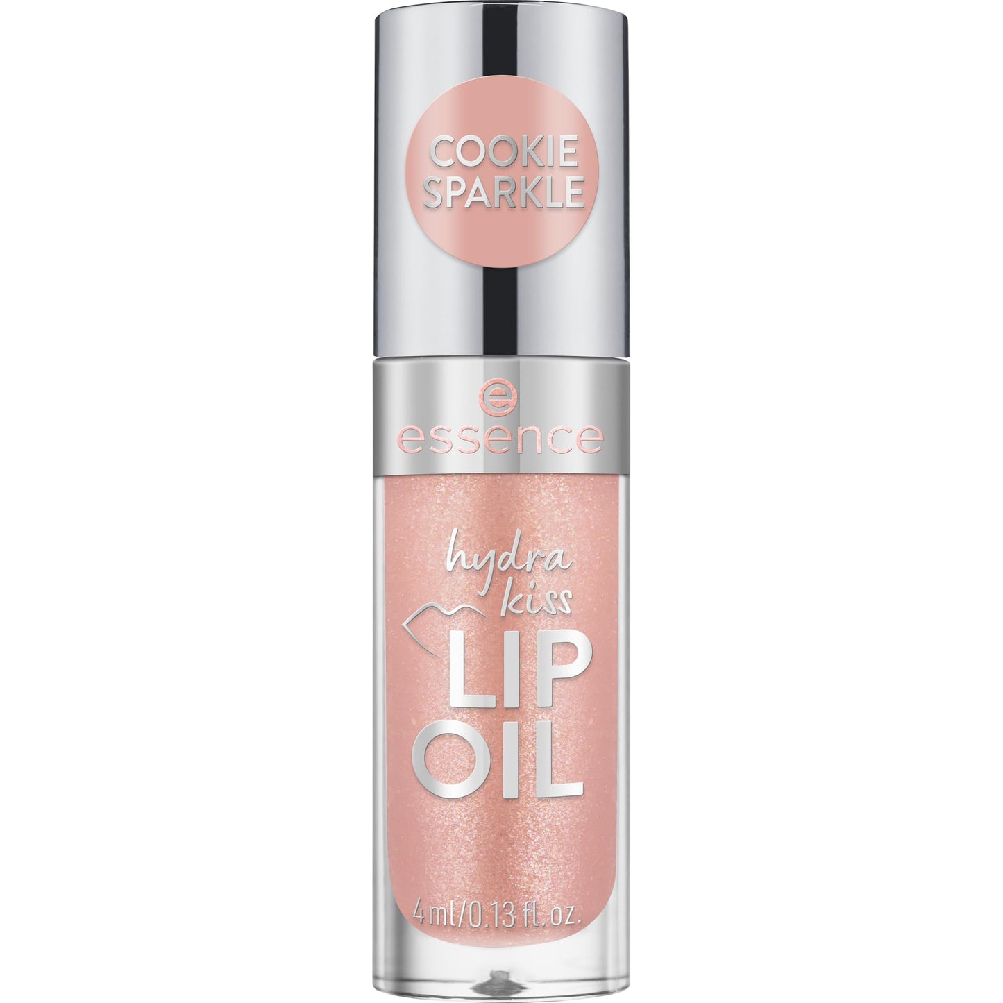 essence Hydra Kiss Lip Oil, Tinted Glimmer Finish (09 | Cookie Sparkle)