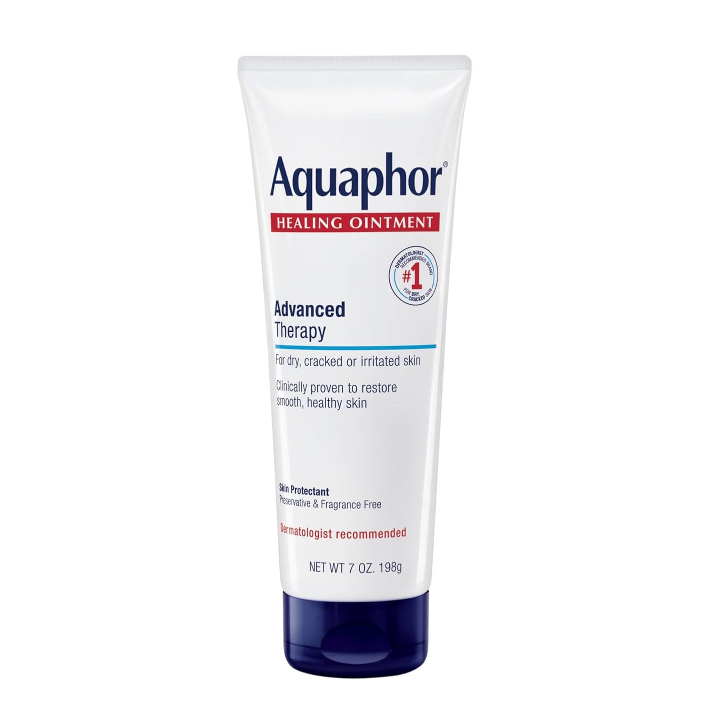 Aquaphor Healing Ointment - Advanced Therapy Skin Protectant for Dry Skin | 7 Oz Tube