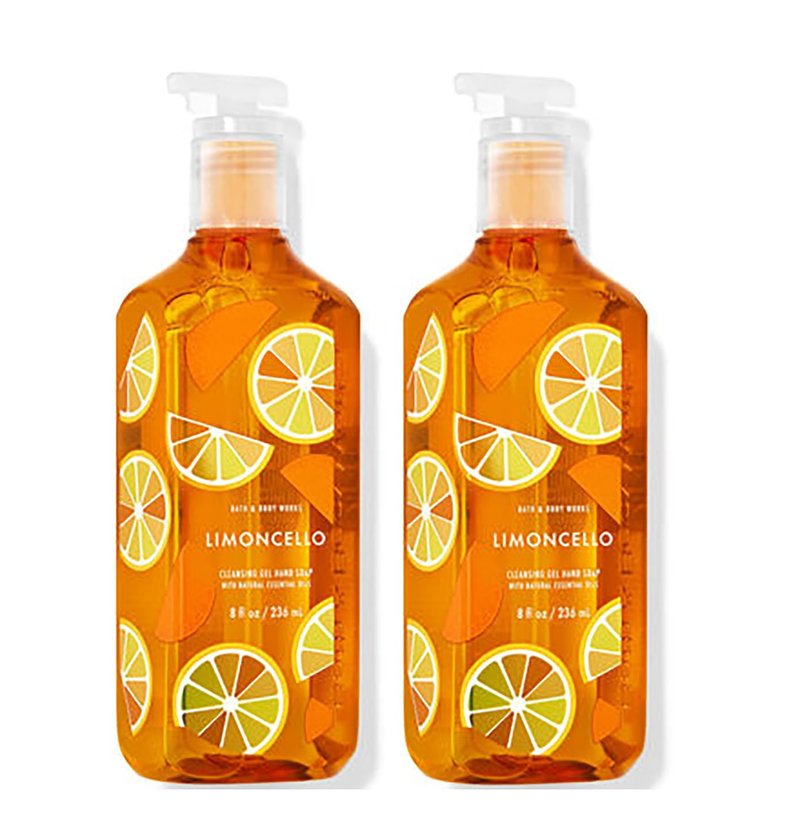 Hand Soap - Cleansing Gel with Limoncello Scent | 8 Fl Oz, Pack of 2