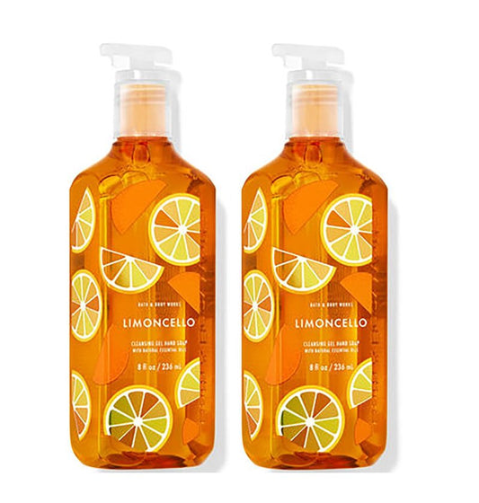 Cleansing Hand Soap Gel - Limoncello Scent | 8 Fl Oz, Pack of 2