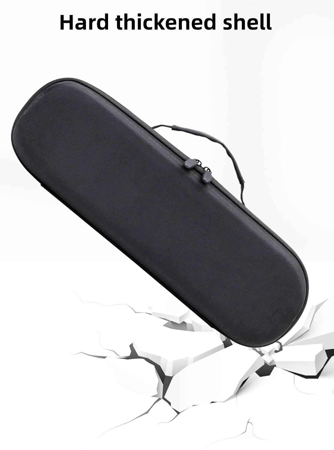 BUBM Travel Case for Airstrait Straightener/Corrale Styler Straightener,Airstrait HT01 Accessories Tools Hard Case, Waterproof Storage Bag - Black