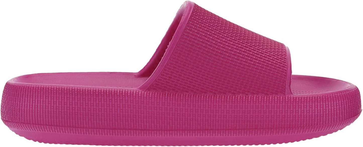 BRONAX Pillow Slippers - Cushioned House Slides for Men & Women | Thick Sole Comfort