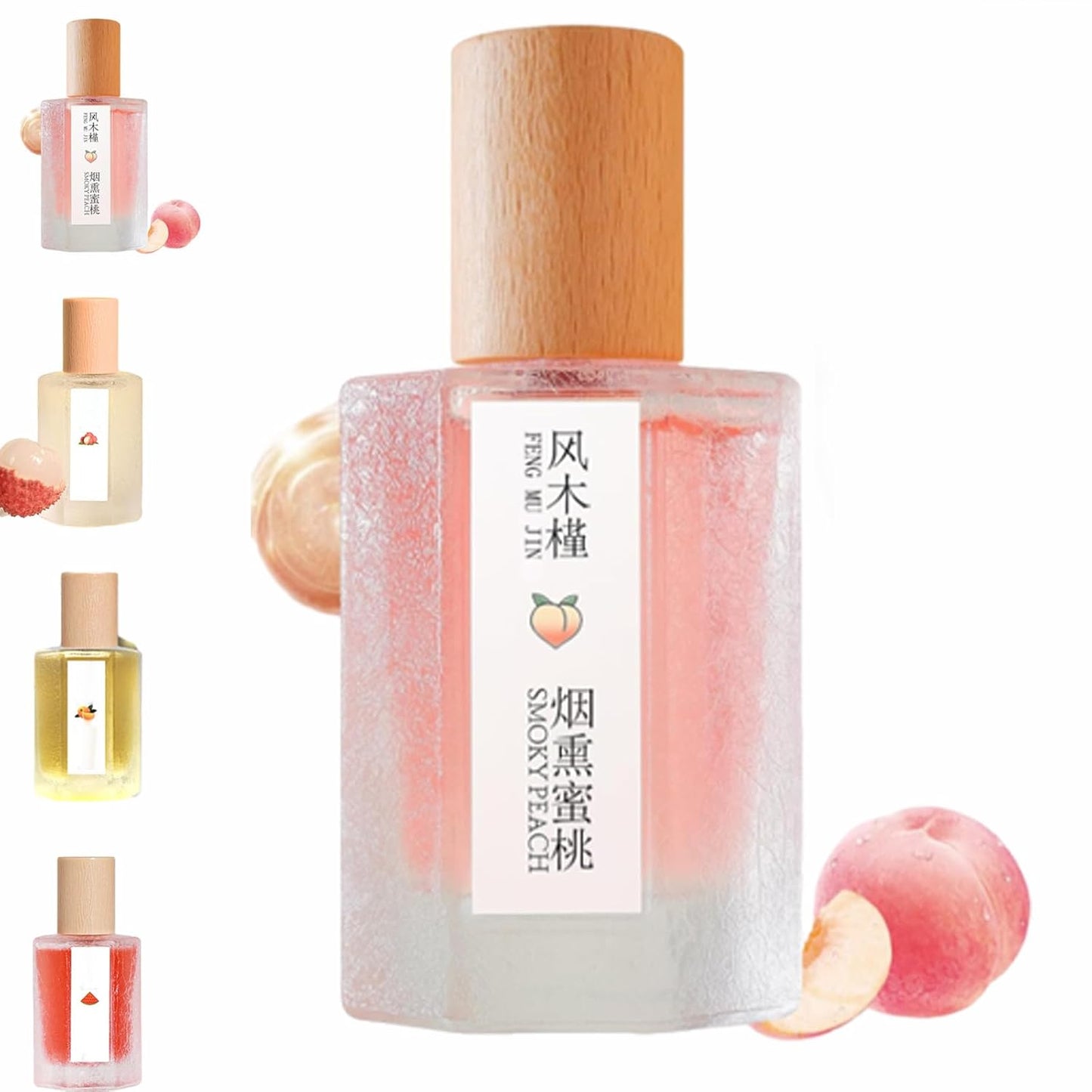 Peach Scented Fragrance Spray - Long Lasting Smoky Peach Perfume 50ML | Fruity Floral Aroma for Women