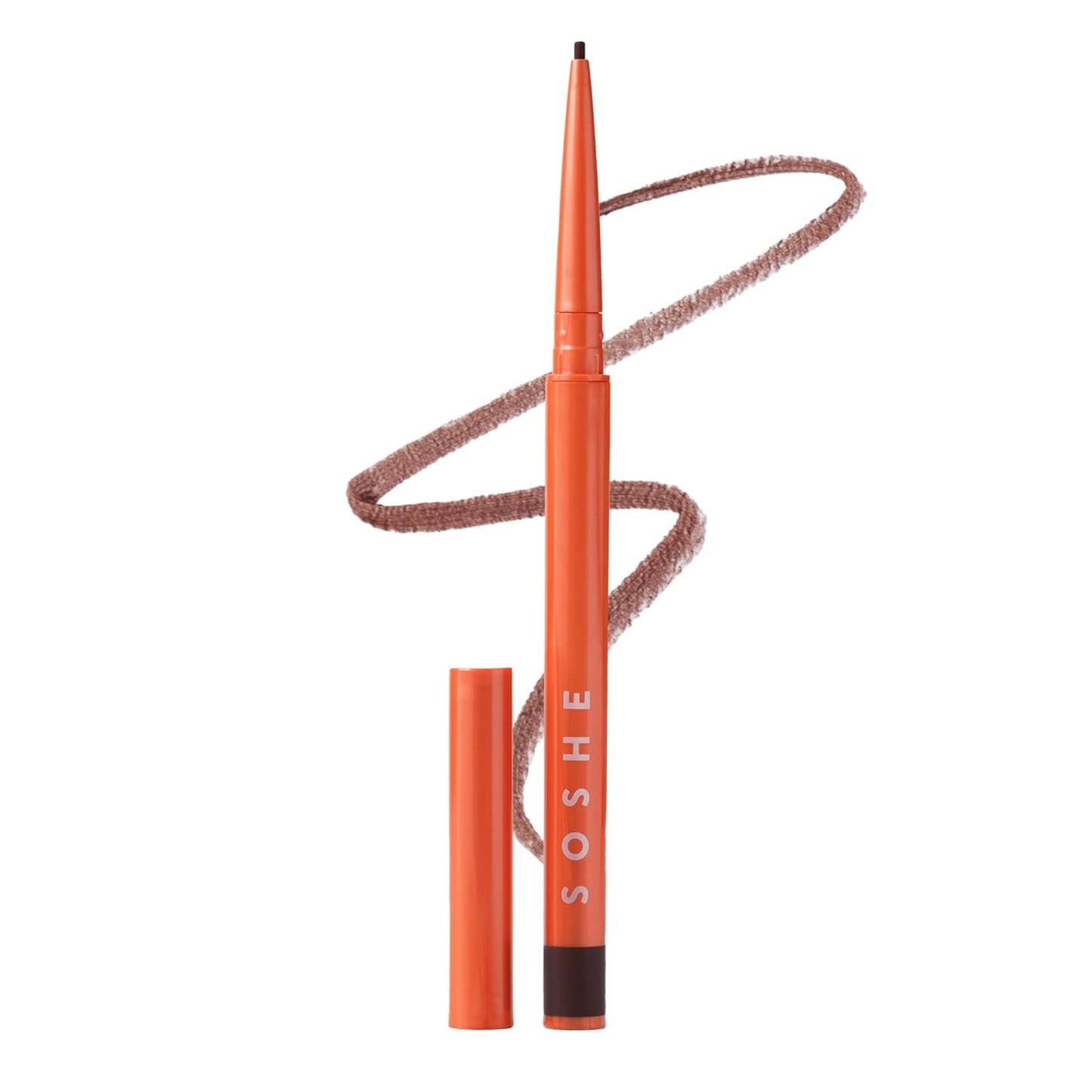 Waterproof Precision Eyeliner - 1.5mm Smudge-Proof Gel Liner | Easy Refills, Cruelty-Free (Lovesick - Burgundy Brown)