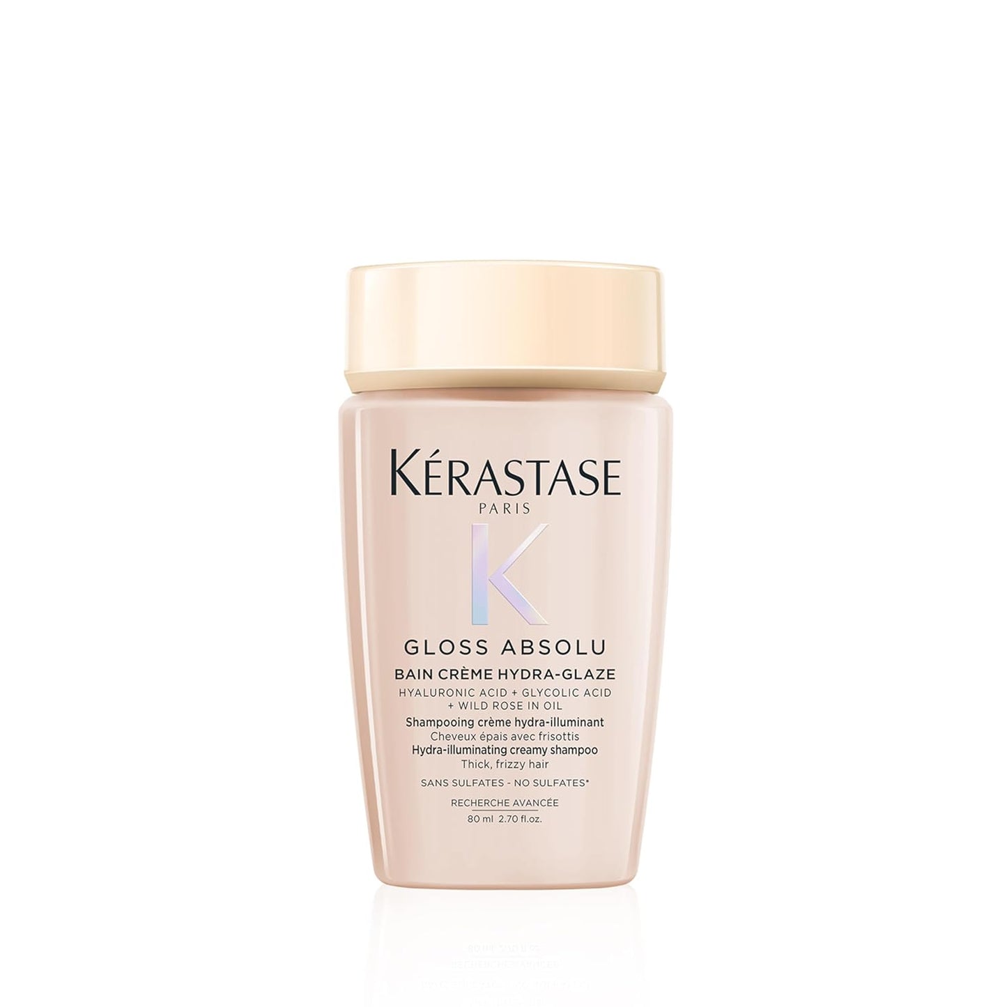KÉRASTASE Gloss Absolu Shampoo - Sulfate-Free Anti-Frizz Formula for Thick Hair | Hydrating with Hyaluronic Acid