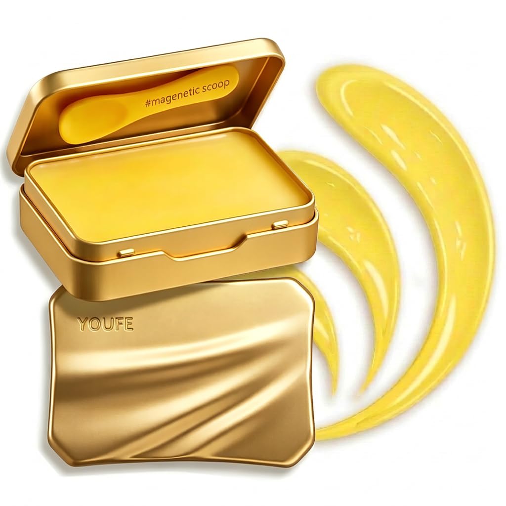 YOUFE Vitamin E Cleansing Balm (3oz) – Removes Waterproof Makeup & SPF, Hydrating, No Double Cleanse, Korean Oil-Based, Vegan, Travel-Friendly Tin with Magnetic Spatula, For All Skin Types