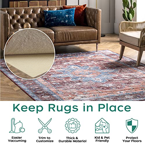 BAGAIL Non-Slip Rug Pad Gripper 2x4 ft for Hardwood Floors
