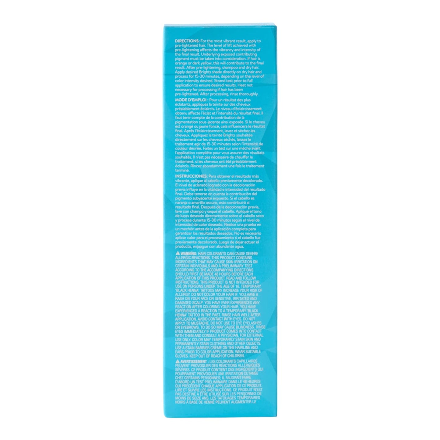 Ion SemiPermanent Brights Hair Color Cyan Cyan