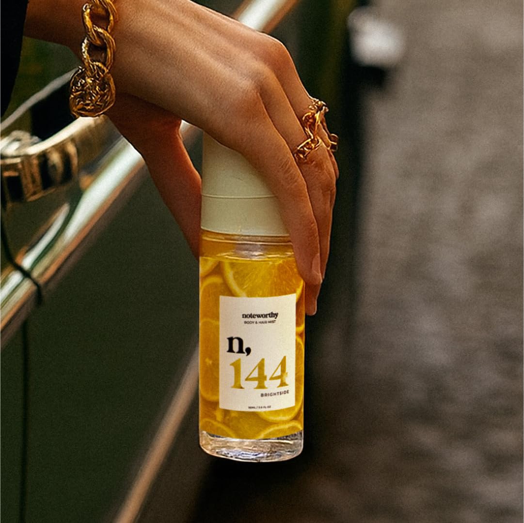 Brightside Body Mist - Italian Citrus & Lemon Blossom | Refreshing Gender-Neutral Fragrance, Travel-Friendly