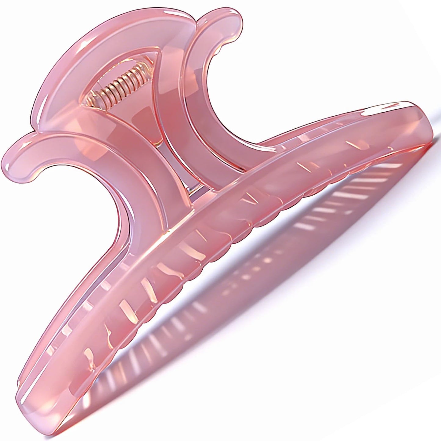 Curved Butterfly Hair Claw Clip - 5 Inch Extra Large, Strong Hold for Thick & Thin Hair | Matte Tortoiseshell