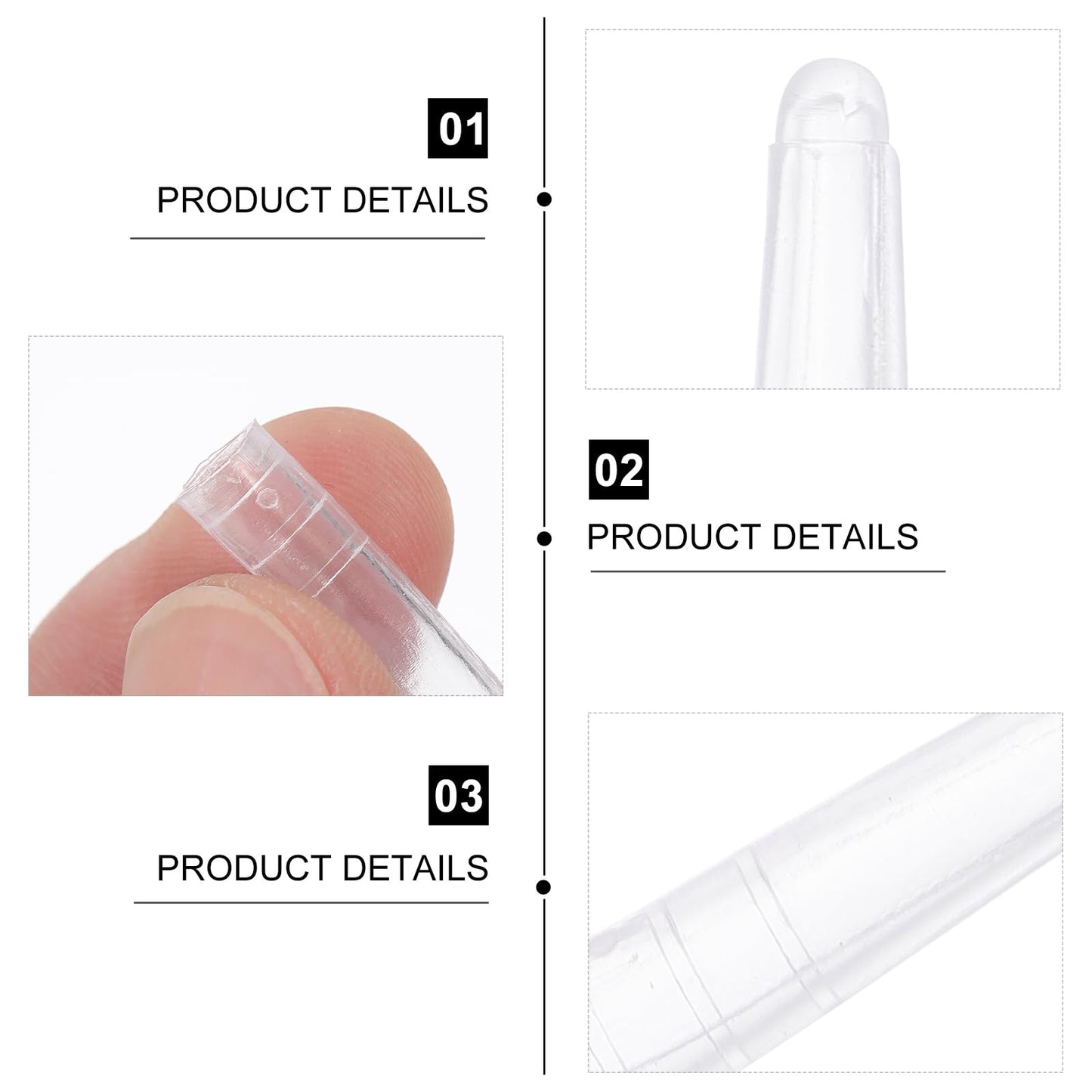 iplusmile 200pcs Tweezers Cover Sleeve Non-Slip Silicone Tip Covers Non-Shown Non-Skid Slip Tips Protector Forceps