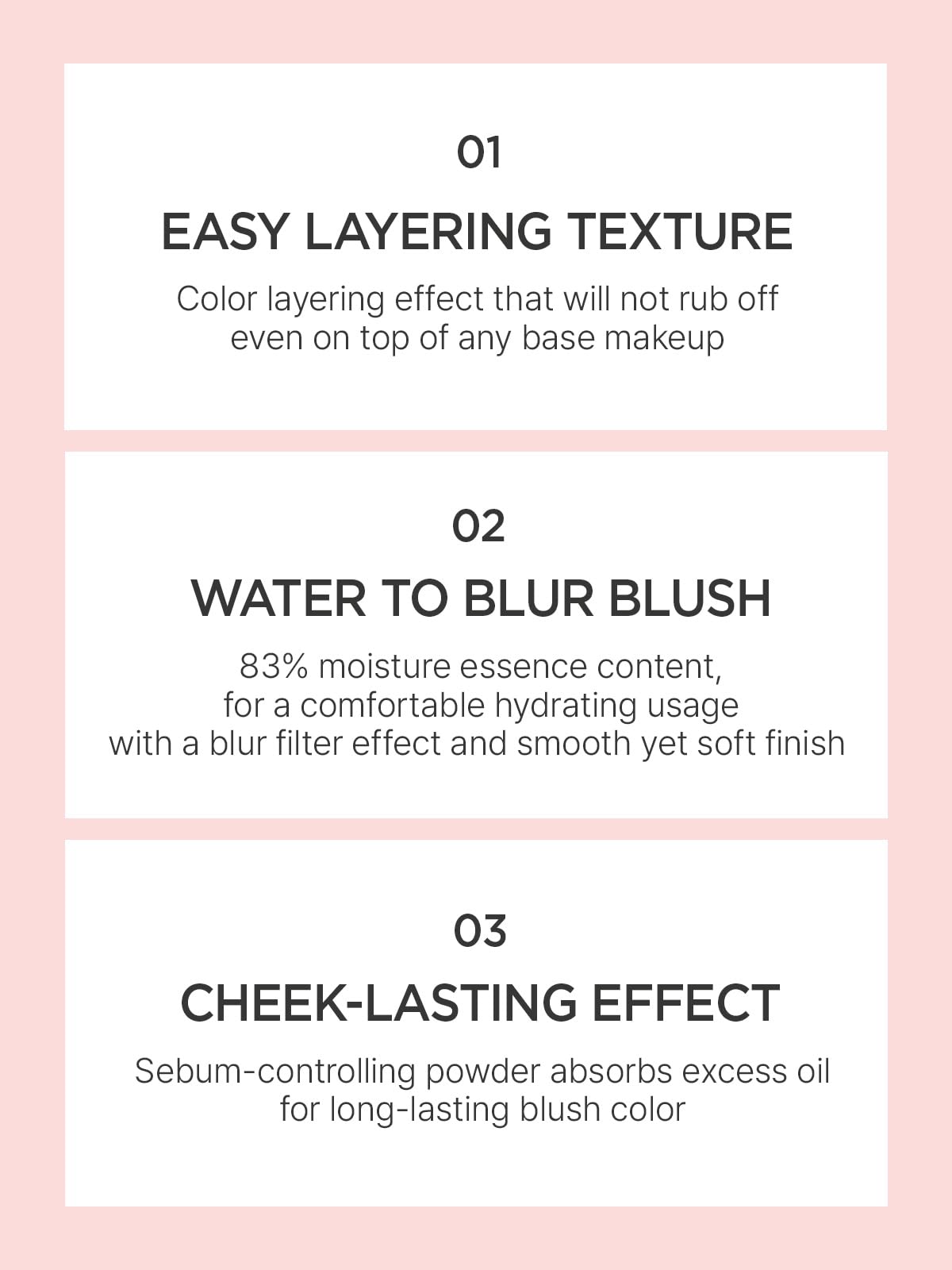JUNG SAEM MOOL Artist Cushion Blush | Easy to Blend with Puff, Buildable Liquid Blush for Cheeks with a Natural & Matte Finish, Korean Makeup (Blur | Fuzzy Lavender)