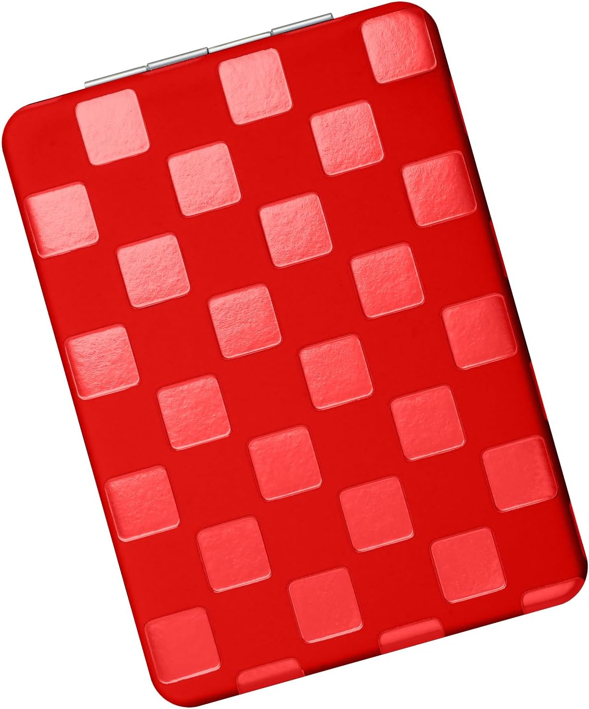 Neon Checkered Compact Mirror - Unique Travel Pocket Mirror for Women