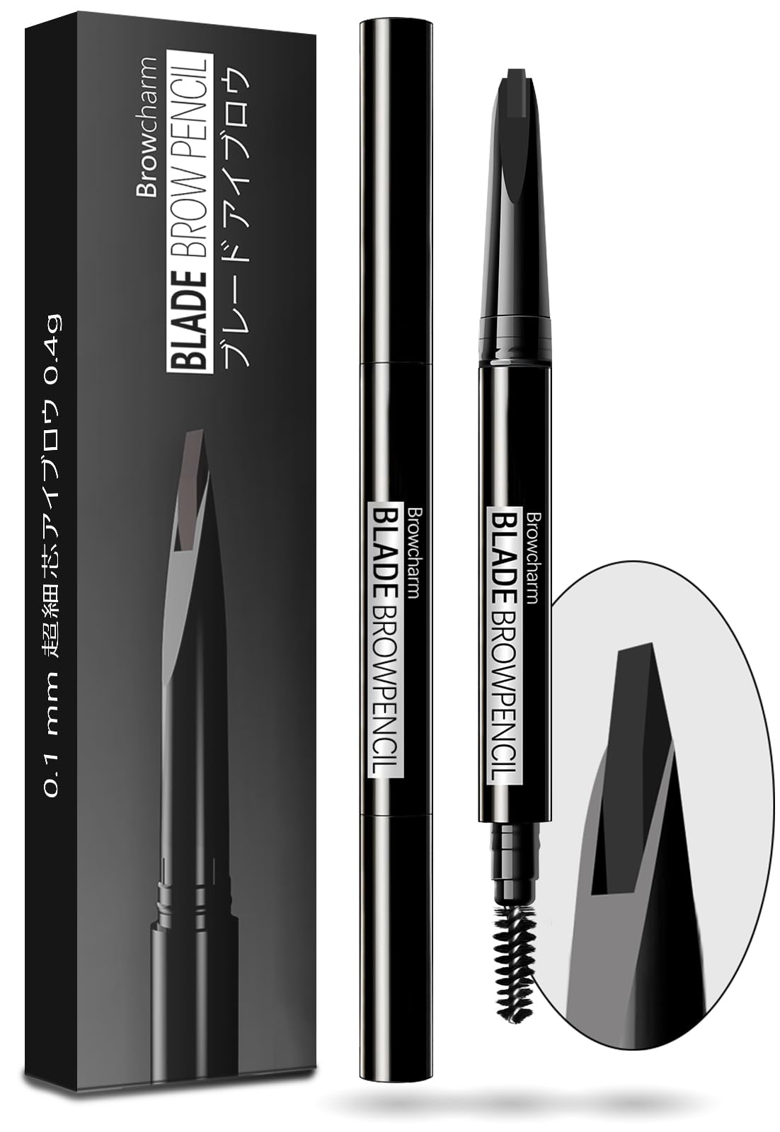 MAVENI Browcharm Microblading Eyebrow Pencil for Women,0.1mm Ultra-Fine Mechanical Pencil,Makeup Brow Definer Waterproof,Draws Tiny Brow Hairs and Fills in Sparse Areas and Gaps (03 Light Brown)