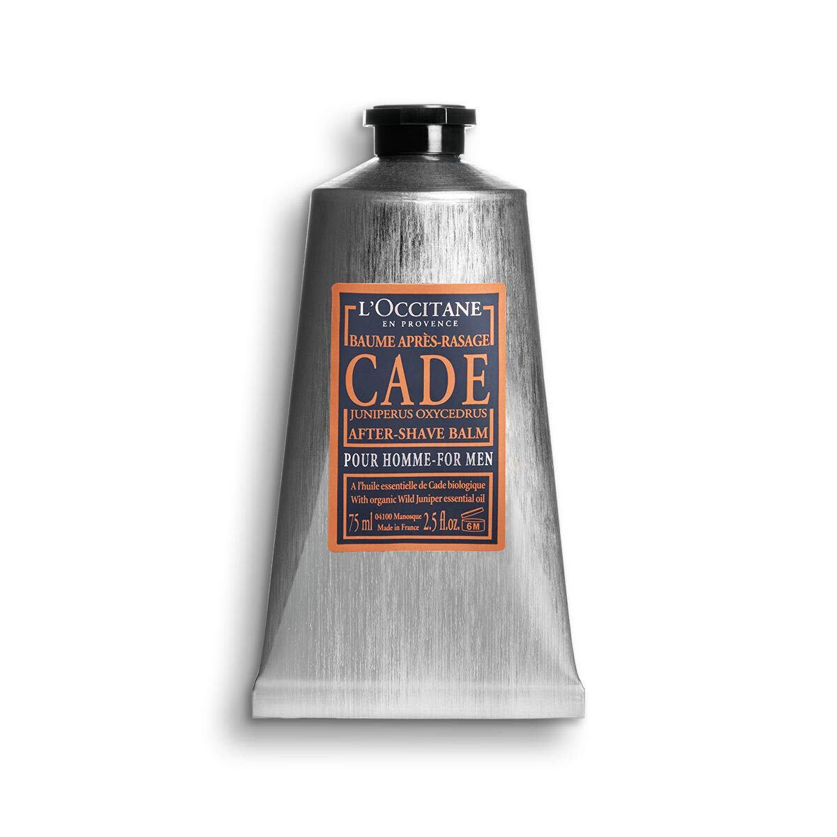 L'OCCITANE Soothing Cade After Shave Balm, 2.5 Fl. Oz: Hydrating, Soothe After Shave, Reduce feelings of irritation, With Shea Butter + Cade Essential Oil