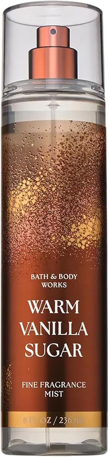 Warm Vanilla Sugar Fine Fragrance Mist | Long-Lasting Body Spray for Women, 8 fl oz - Sweet Vanilla Scent