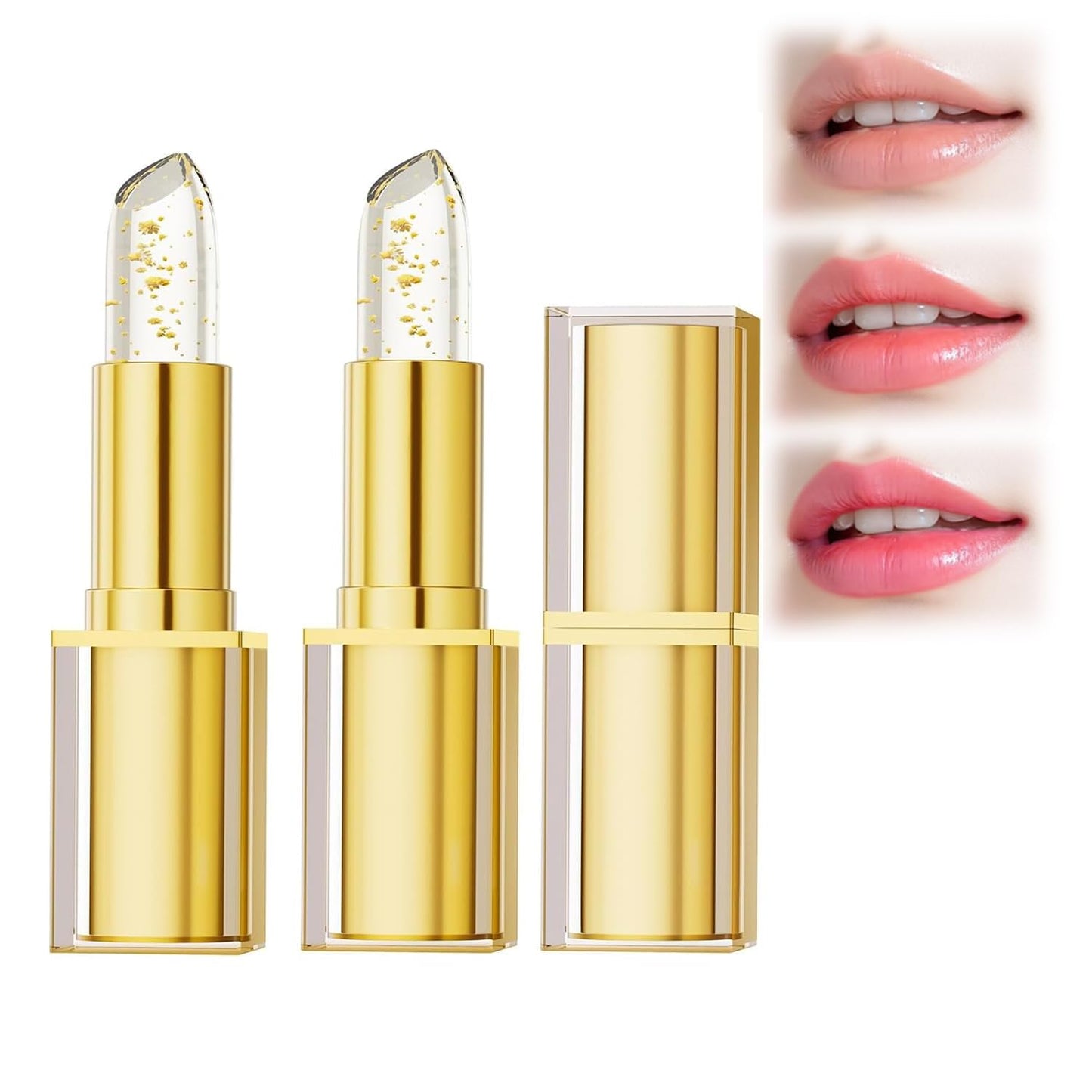 Bicotand Lipstick PH Adaptive Color Changing, Adjusting Clear Transferproof Color-Changing Lipsticks, Long-Lasting Hydration Without Stripping, Deep Nourishment (2PCS)