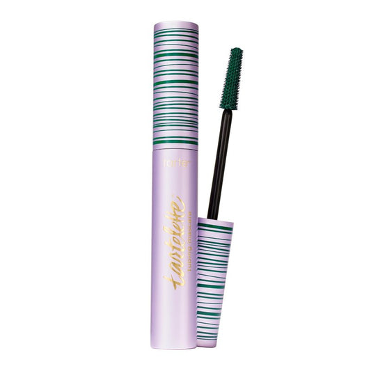 tarte tartelette tubing mascara – Lash Extensions in a Tube, Easy-to-Remove Eye Makeup, Clinically Proven to Volumize & Curl, 24Hr Smudge-Proof Longwear, Vegan & Cruelty-Free, full size, emerald green