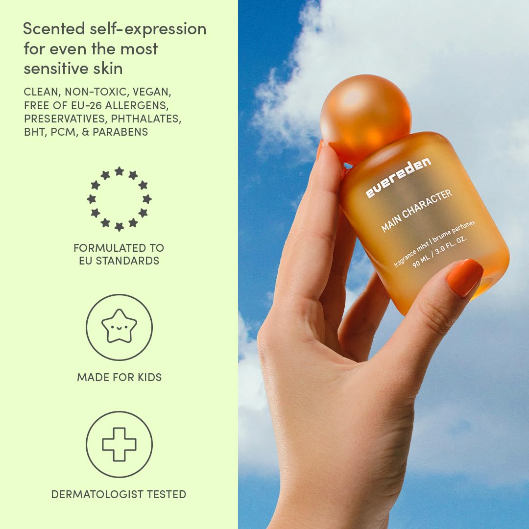 Evereden Hair and Body Mist - Clean Vegan Fragrance Spray for Teen Girls | Aesthetic Collectible Bottles