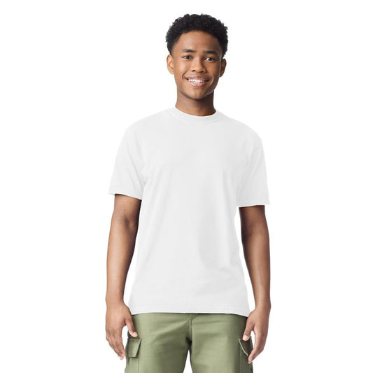 Comfort Colors Adult Short Sleeve Tee, Style G1717, White (1-pack), Large