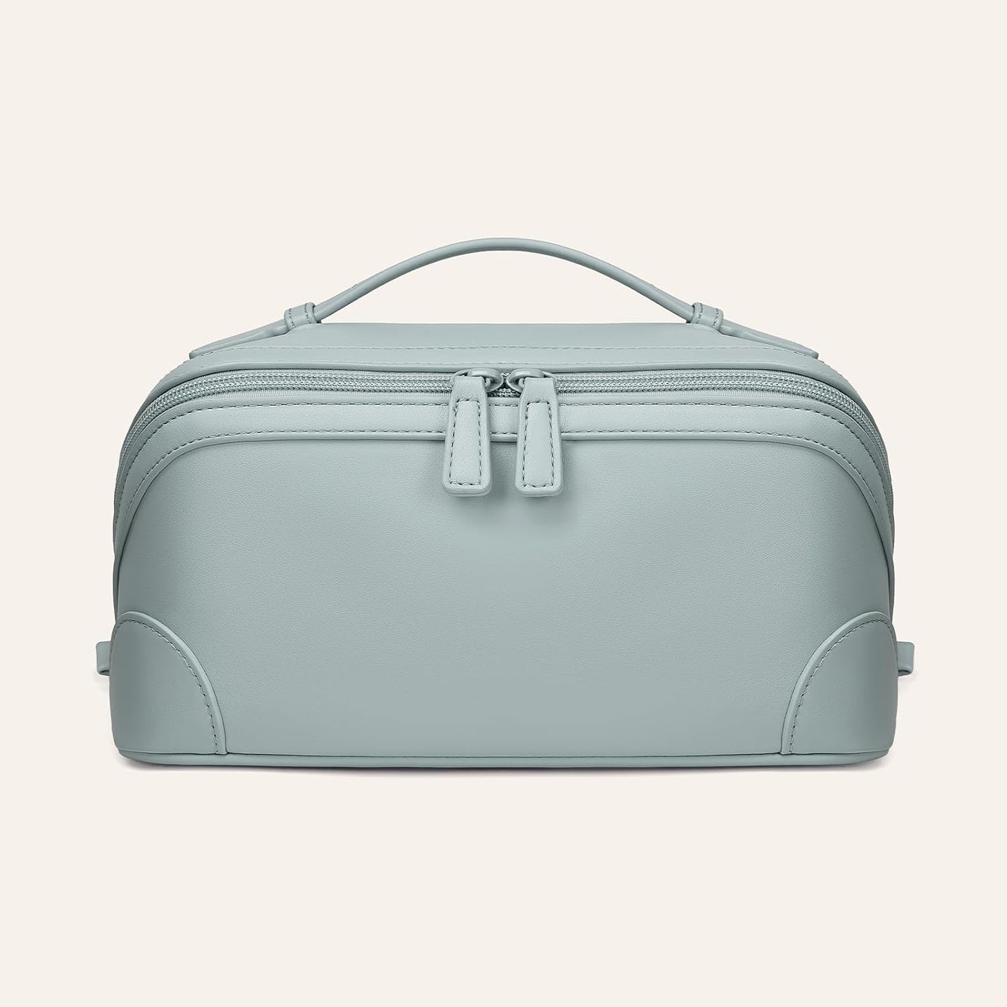 Travel Makeup Bag for Women - Large Capacity Waterproof PU Leather | Portable Cosmetic & Toiletry Bag for Business Trips